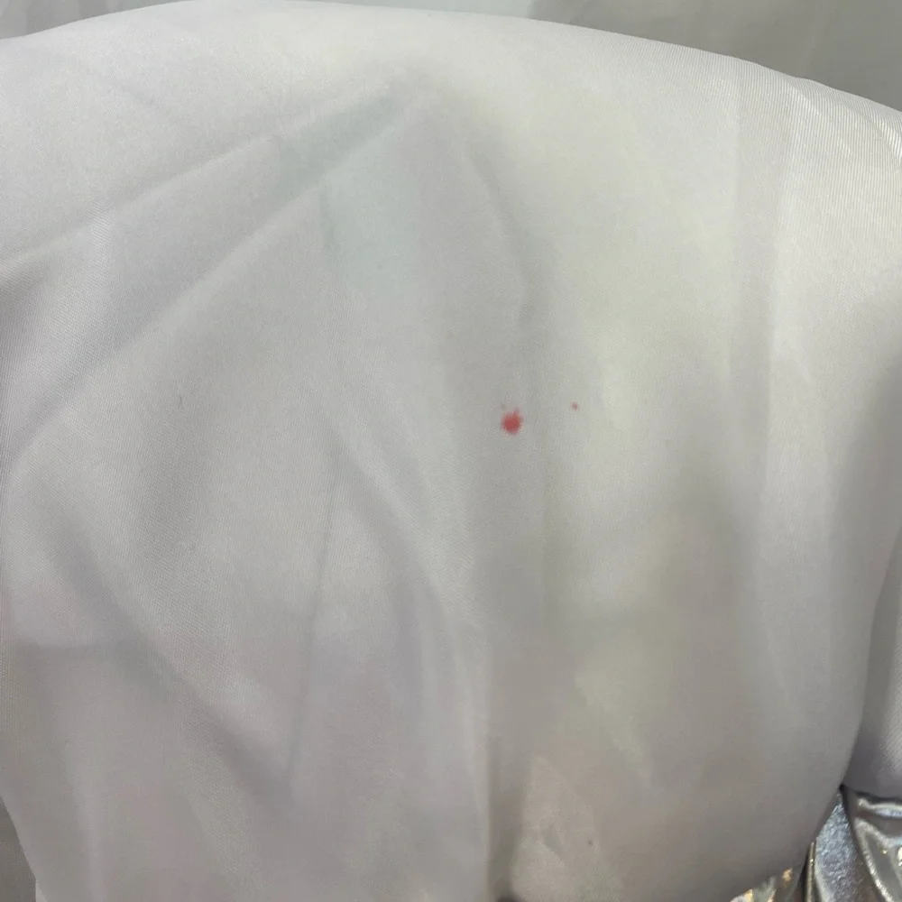 Puffer Vest | Cropped Silver Bikercore - Picture 9 of 9